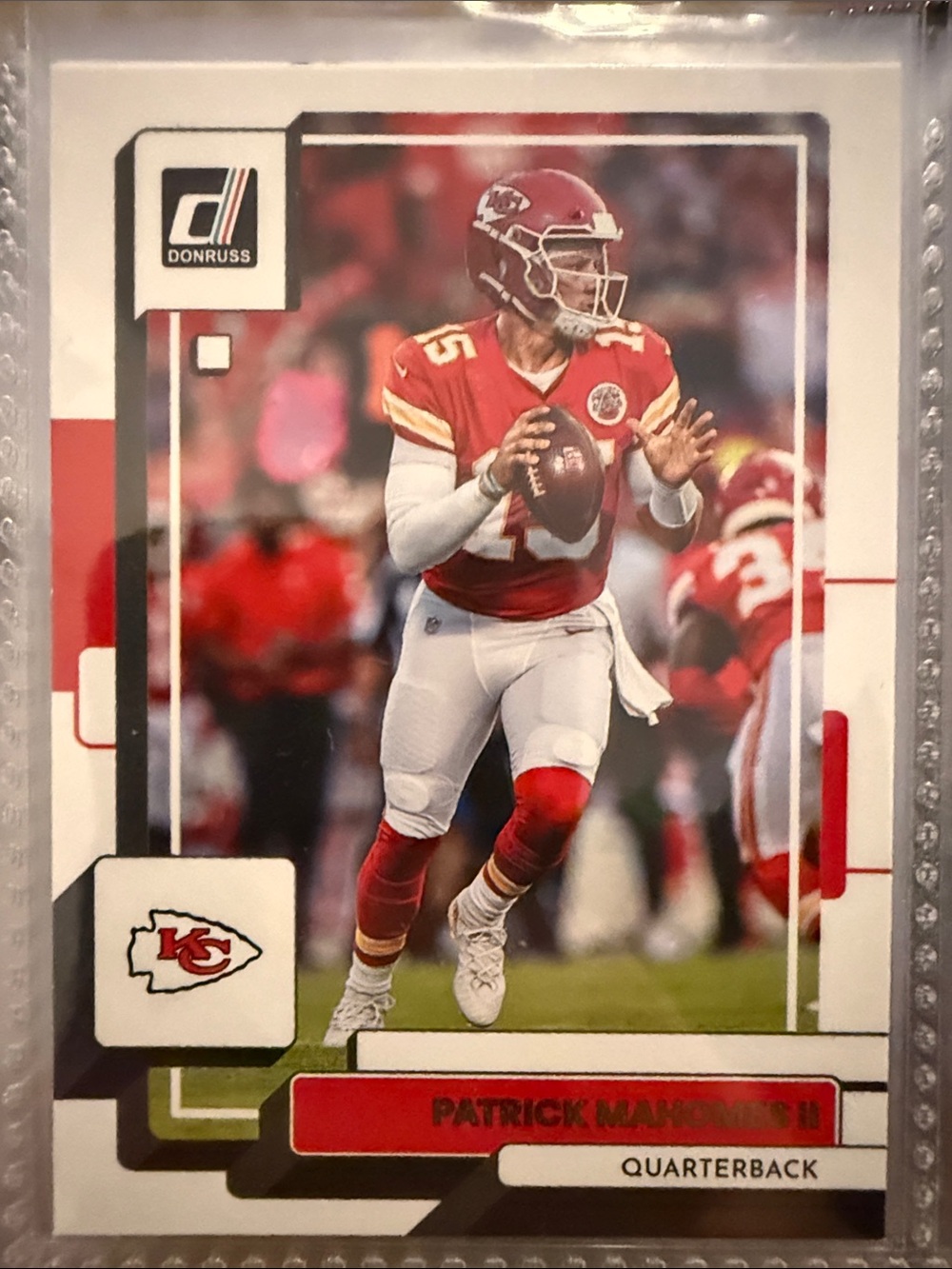 Russ Patrick Mahomes II Kansas City Chiefs Trading Card - Red